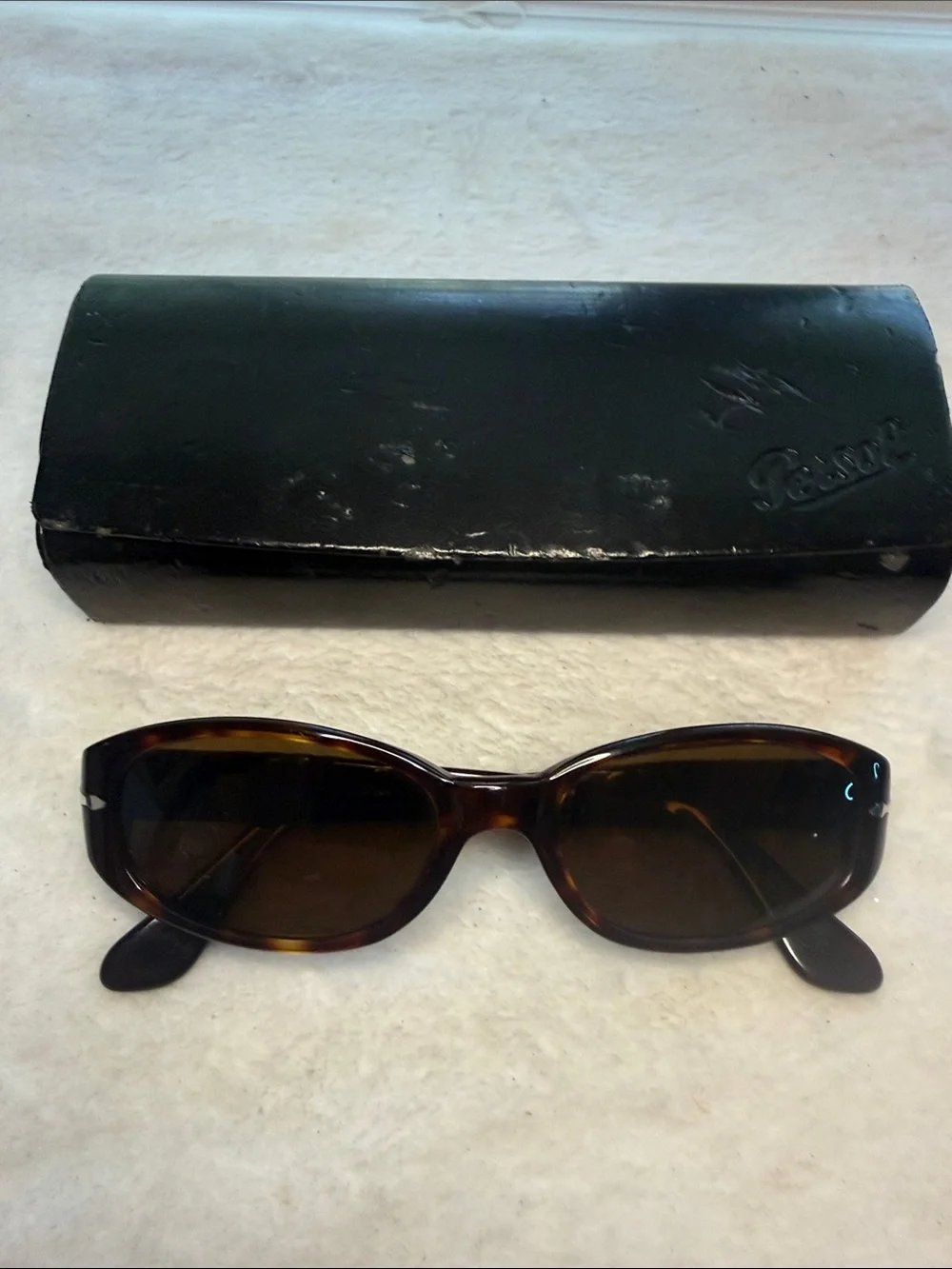 Persol 2607-S Polarized Unisex Tortoise Brown Full Rim Oval Eyeglasses